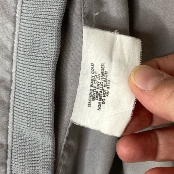 Vintage 80’s Hills shire Farms Octoberfest 86’ mens light jacket gray Large L - Picture 3 of 15